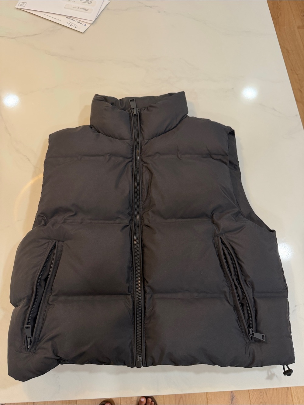 Zara black vest